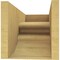Ekena Millwork 12"W x 24"D x 12"H Wide Highland Rough Cedar Woodgrain TimberThane Corbel, Primed Tan CORUR12X24X12HLDRCPR - alternate 3